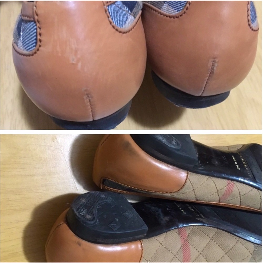 Burberry Quilted Check Buckle Flat - Picture 14 of 16
